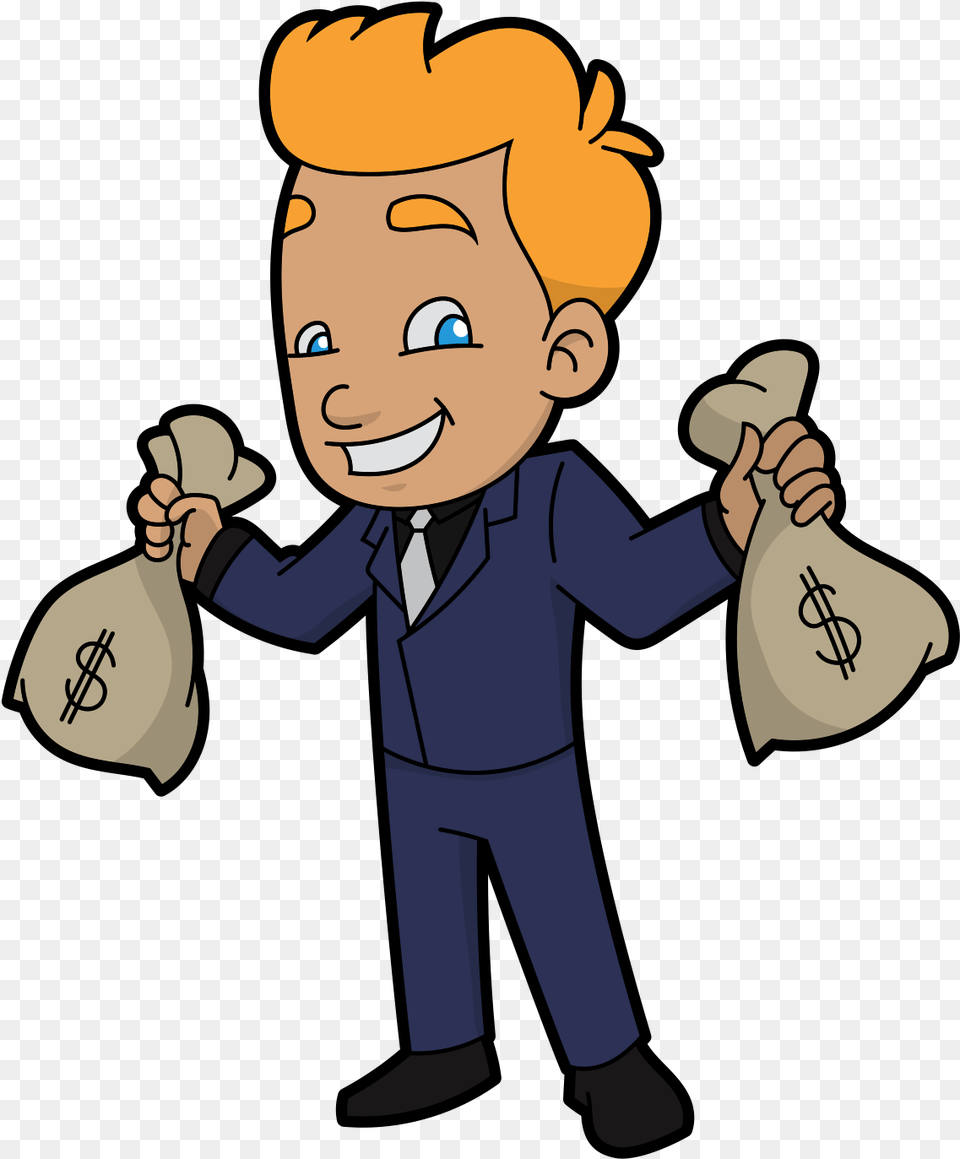 Make Money Online Cartoon, Baby, Person, Face, Head Free Transparent Png