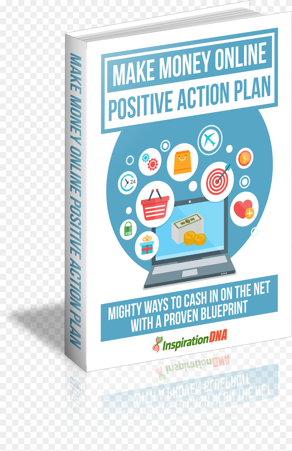 Make Money Online Positive Action Plan Ebooks, Advertisement, Poster Free Png Download