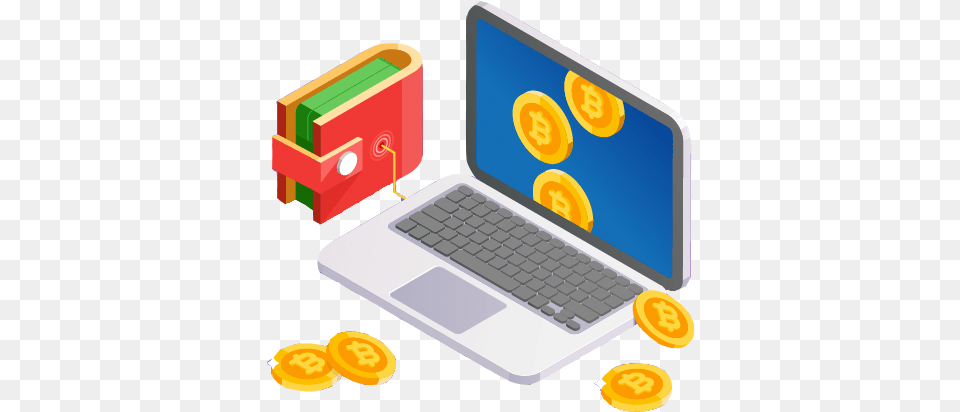 Make Money With Cryptocurrency Netbook, Computer, Electronics, Laptop, Pc Free Png Download