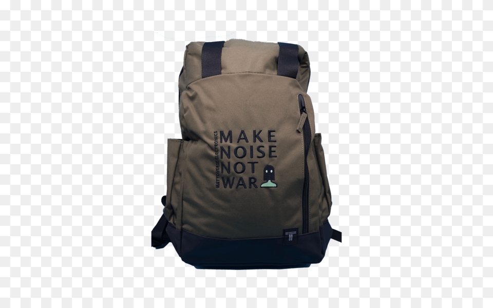 Make Noise Not War Bag, Backpack Png Image