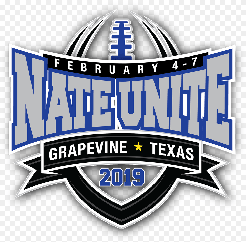 Make Plans Today To Attend Nate Unite 2019 On February, Logo, Badge, Symbol, Emblem Free Png Download