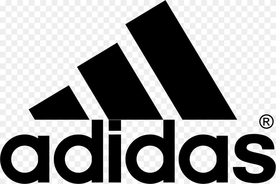 Make The Adidas Logo, Gray Free Png Download