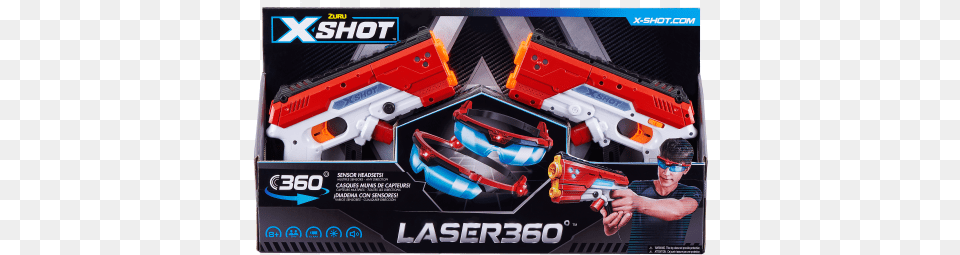 Make The Holidays A Blast With X Shot Ninja Laser 360 X Shot Laser Guns, Firearm, Weapon, Gun, Handgun Free Png Download