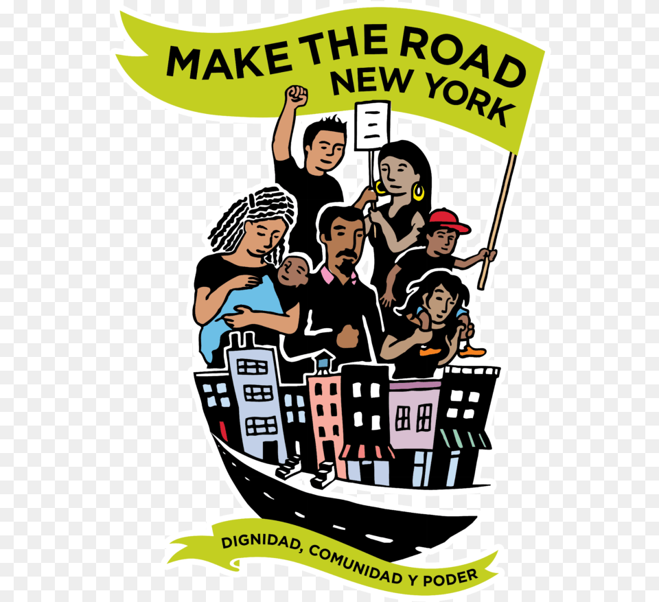 Make The Road New York Se Hace Camino Nueva Logo Make The Road New York, Advertisement, Poster, Baby, Book Free Png
