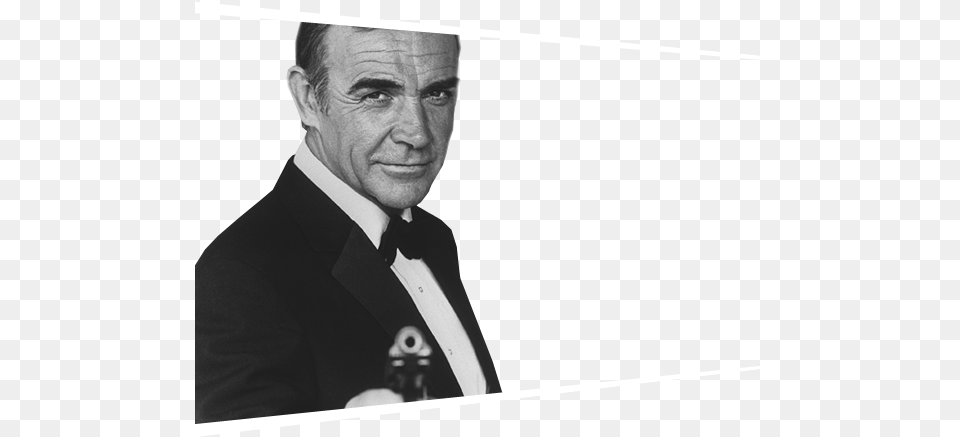 Make Your Own Bond Movie Sean Connery James Bond, Accessories, Tie, Suit, Portrait Free Transparent Png