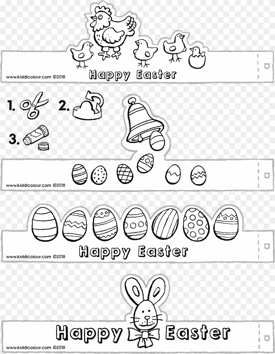 Make Your Own Easter Egg Holders Colouring, Book, Comics, Publication, Face Free Png