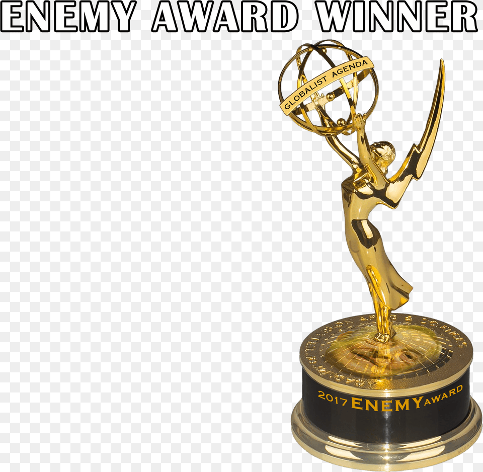 Make Your Own Enemy Award Here39s The Blank Emmy Award, Trophy, Smoke Pipe Free Transparent Png