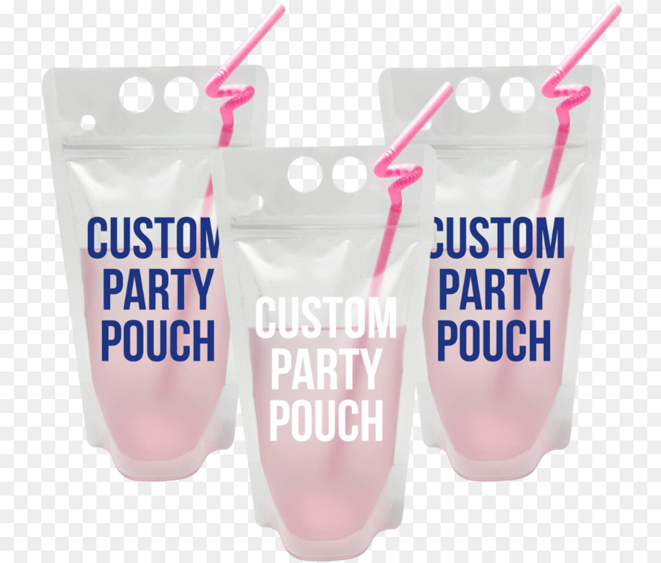 Make Your Own Party Pouch Cup, Beverage, Dessert, Food, Milk Free Png Download