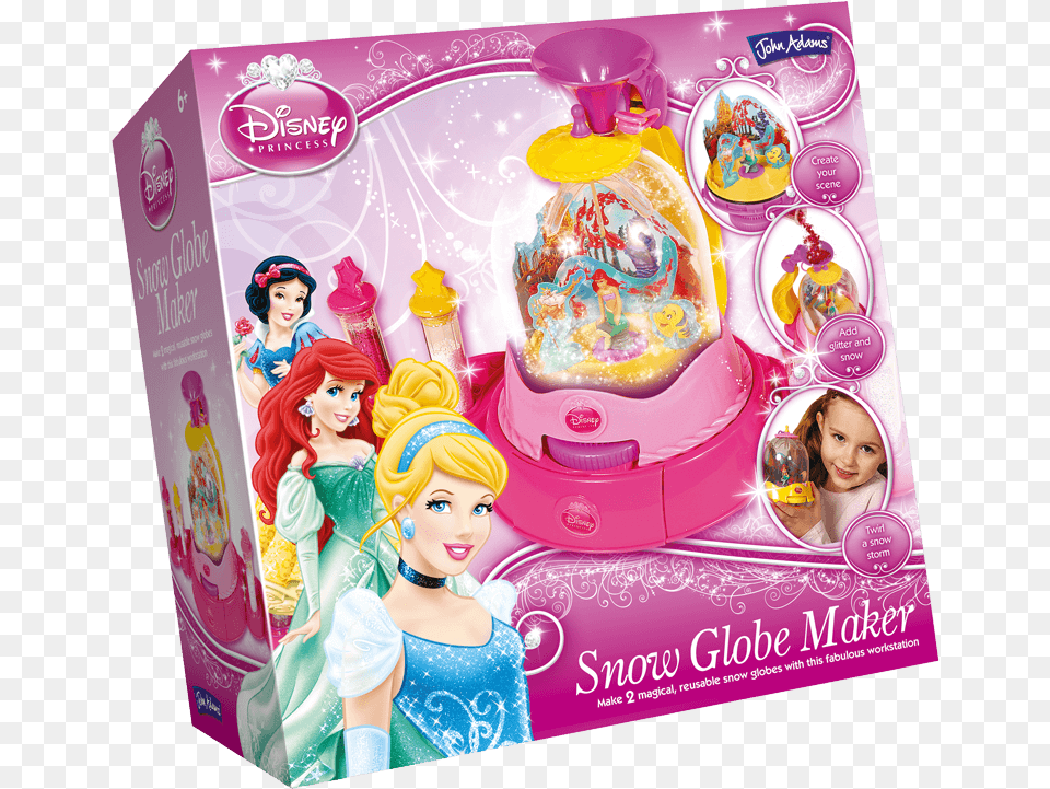 Make Your Own Princess Snow Globe, Figurine, Doll, Toy, Baby Free Png Download