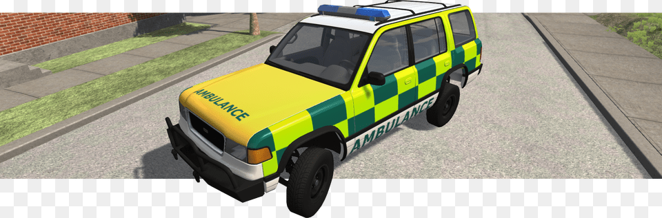 Make Your Roamer Look Like A British Ambulance This Beamng Drive Police Car Mods, Transportation, Van, Vehicle, Chair Png Image