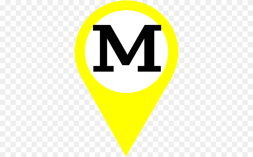 Maker Metro All Amarillo Clip Art, Sign, Symbol Png Image