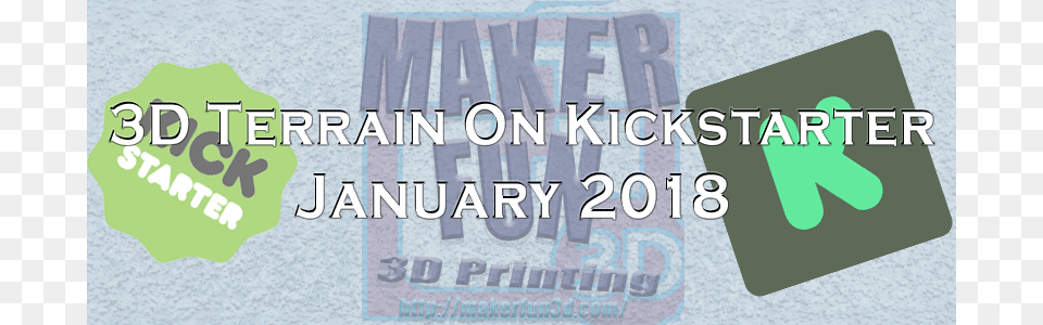 Makerfun 3d Header Banner Kickstarter Inc, License Plate, Transportation, Vehicle, Text Free Png