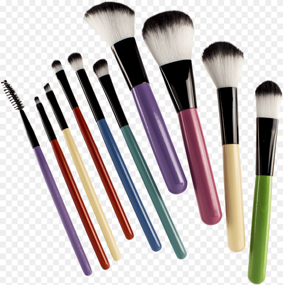 Makeup Brushes Clipart Makeup Brushes, Brush, Device, Tool, Cosmetics Png