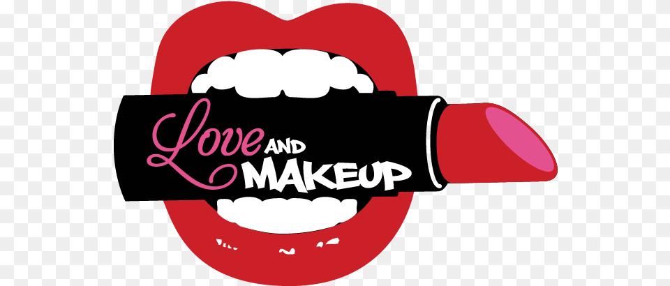 Makeup Clipart Logo Picture Love And Makeup, Cosmetics, Lipstick, Body Part, Mouth Free Transparent Png