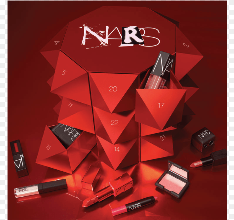 Makeup Gift Guide 64 Nars Advent Calendar Uk, Cosmetics, Lipstick, Advertisement Free Transparent Png