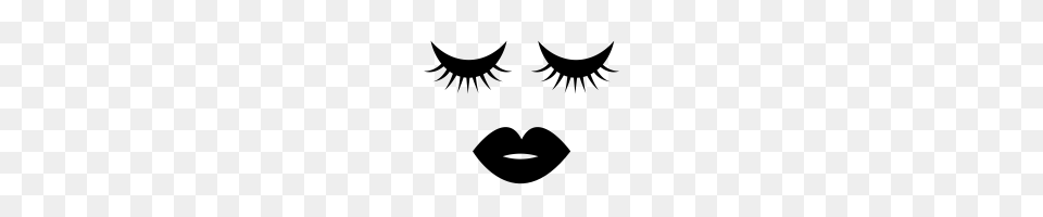 Makeup Icons Noun Project, Gray Png Image