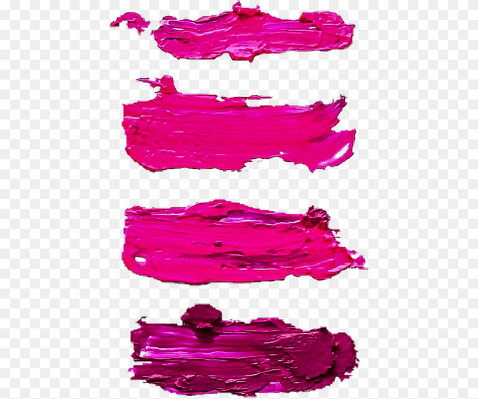 Makeup Paint Color Smeared Pinksfreetoedit Acrylic Paint Texture, Flower, Petal, Plant, Purple Free Transparent Png