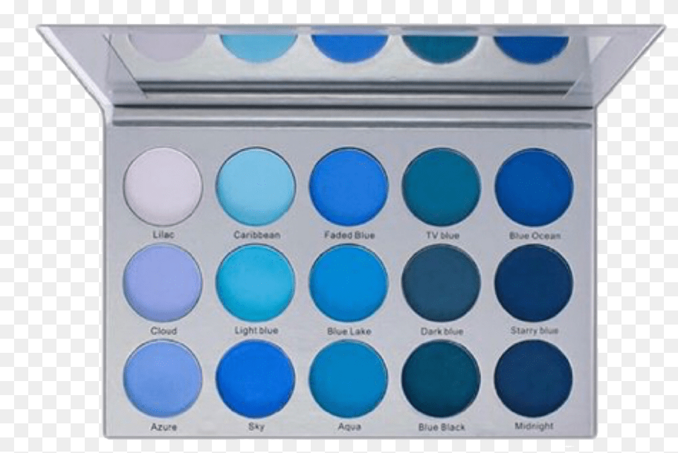 Makeup Palette Makeuppalette Blue Eyeshadow Beauty Blue Blood Palette Dupe, Paint Container, Medication, Pill Free Png Download