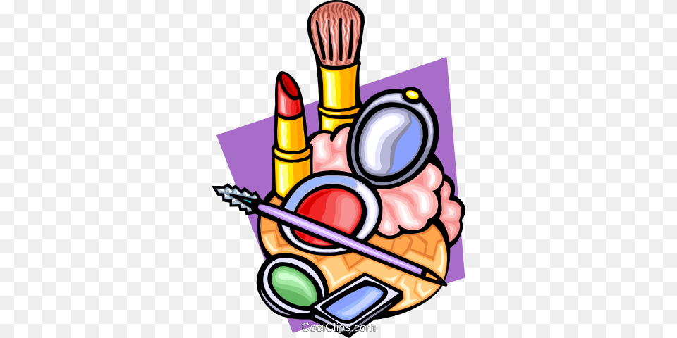 Makeup Royalty Vector Clip Art Illustration, Cosmetics, Lipstick, Dynamite, Weapon Free Transparent Png