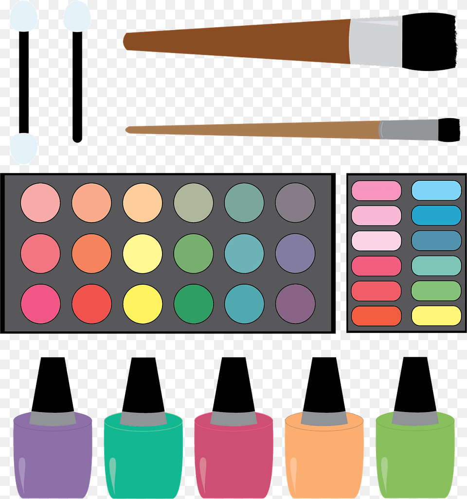 Makeup Tools Clipart, Paint Container, Palette, Cosmetics, Dynamite Free Png Download