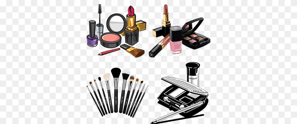 Makeup Cosmetics, Lipstick, Brush, Device Free Transparent Png