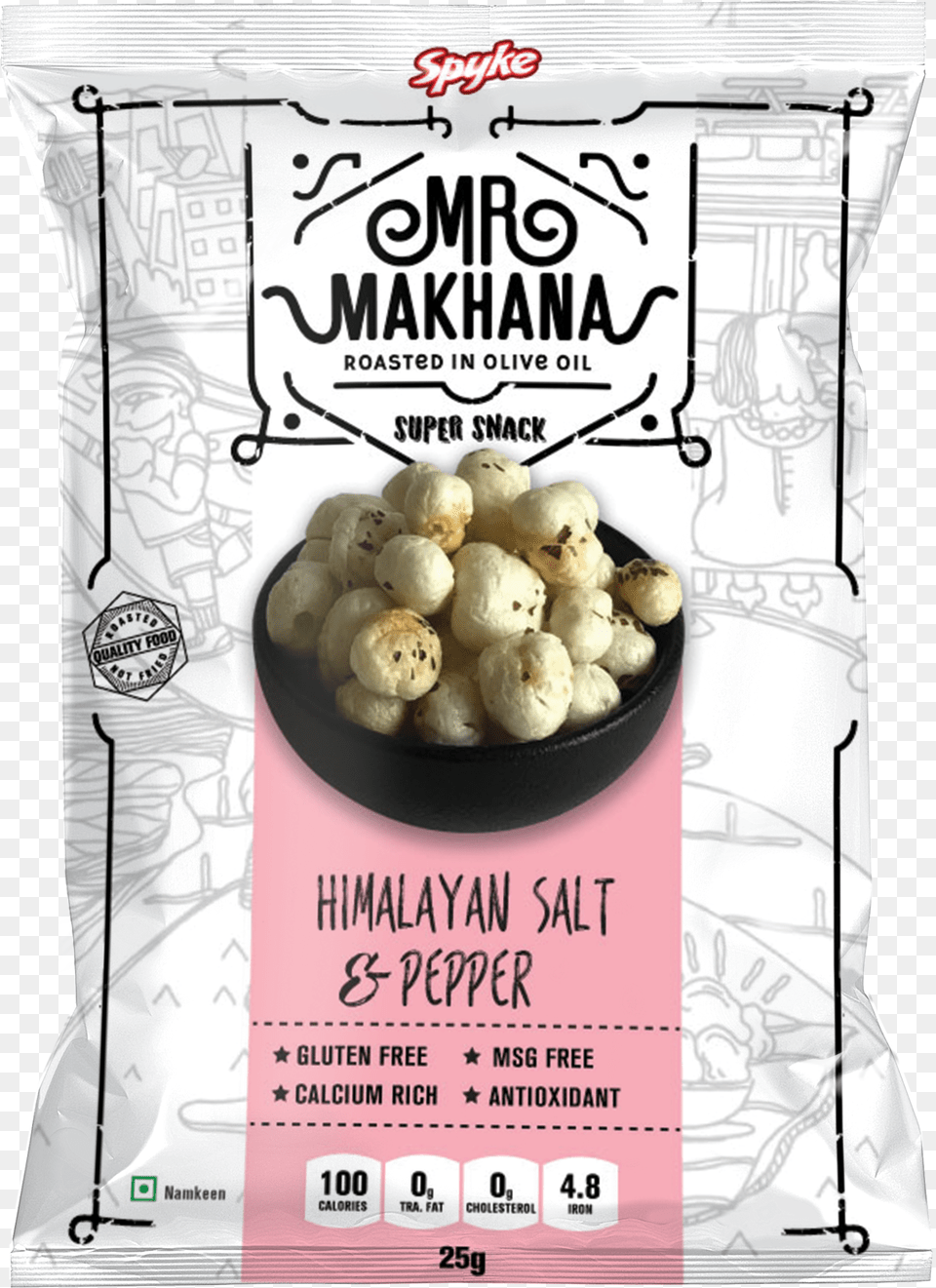 Makhana Mocks Himalayan Salt And Pepper Mr Makhana Himalayan Salt Amp Pepper, Advertisement, Poster, Food Free Transparent Png