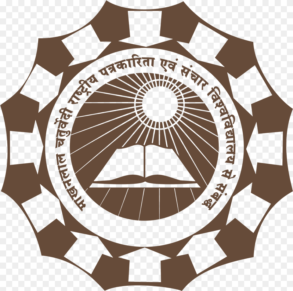 Makhanlal Chaturvedi National University Of Journalism, Badge, Logo, Symbol, Emblem Free Png Download