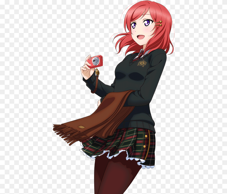 Maki Nishikino Cards Transparent, Publication, Book, Comics, Woman Png