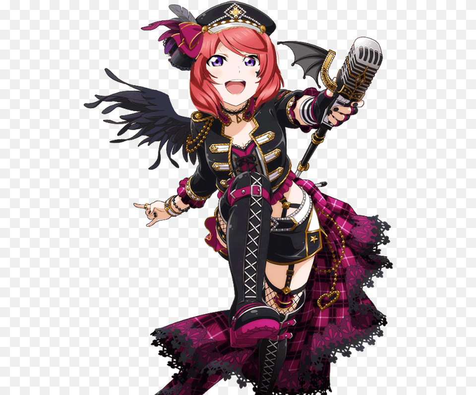 Maki Nishikino Punk Rock Edit Yoshiko Tsushima Punk Rock, Book, Clothing, Comics, Costume Free Png Download