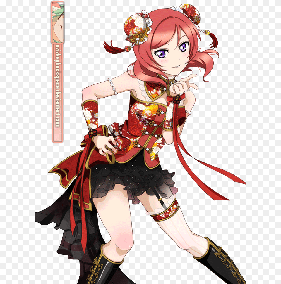 Maki Nishikino Sr Cards, Book, Comics, Publication, Person Free Png Download