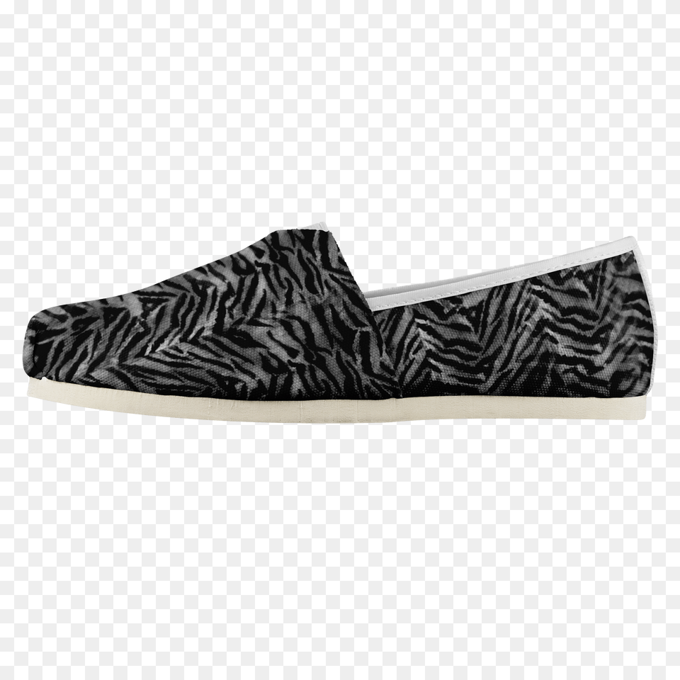 Maki Stunning Gray Tiger Stripe Womens Comfy Flats Casual Shoes, Clothing, Footwear, Shoe, Sneaker Free Png Download