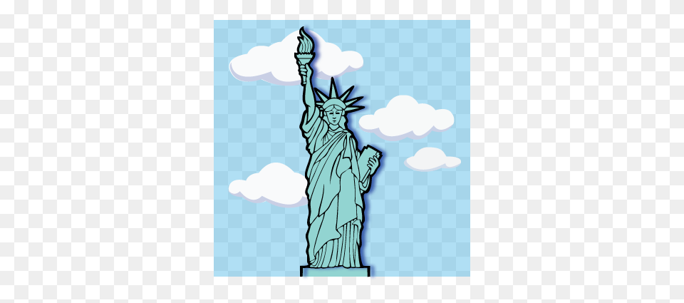 Making A Statue Of Liberty On Functional Text, Art, Person, Sculpture, Face Free Png Download