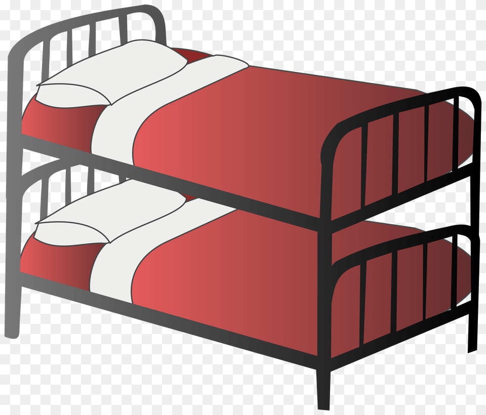 Making Bed Clipart Download Clip Art, Bunk Bed, Crib, Furniture, Infant Bed Free Png