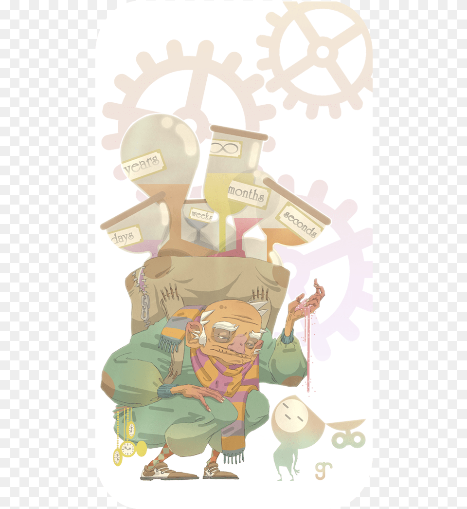Making Time Because There Never Seems To Be Enough Father Time, Book, Comics, Publication, Person Free Png