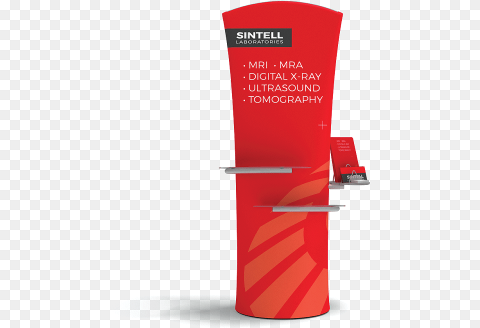 Makitso Brandcusi Banner Stand Curved Design, Kiosk, Advertisement, Text, Bottle Png Image