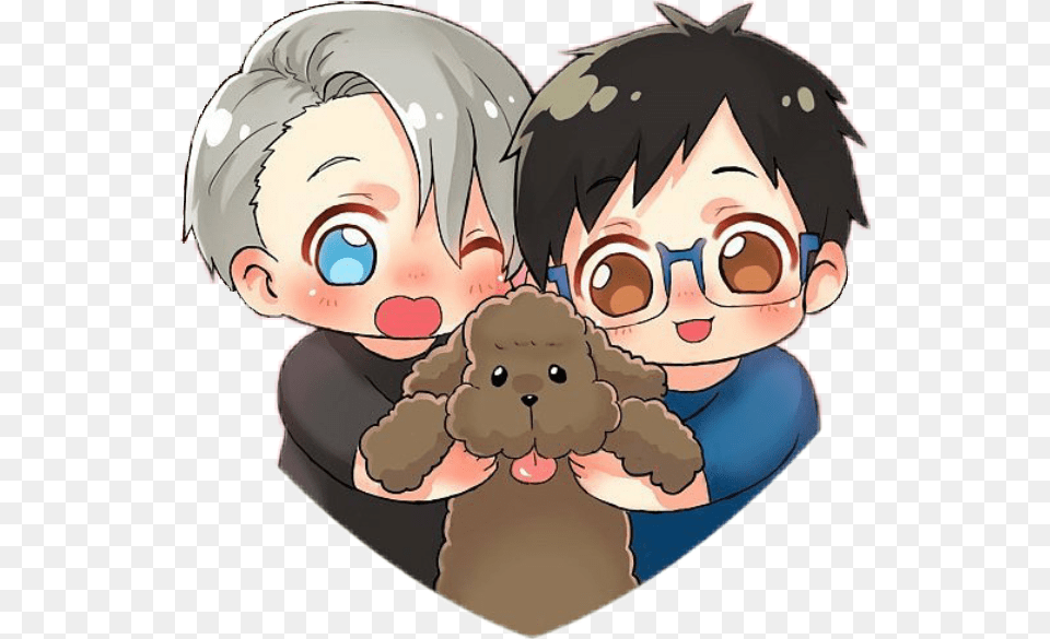 Makkachin Kawaii Cute Yurionice Yuri On Ice Yurikatsuki Yuri On Ice Cute, Book, Comics, Publication, Face Png