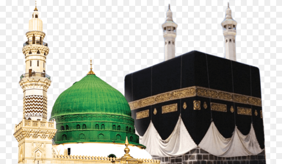 Makkah Madina Islamic Islam Peacefulness Adil Makka Madina Image Hd, Architecture, Building, Dome, Mosque Free Png Download