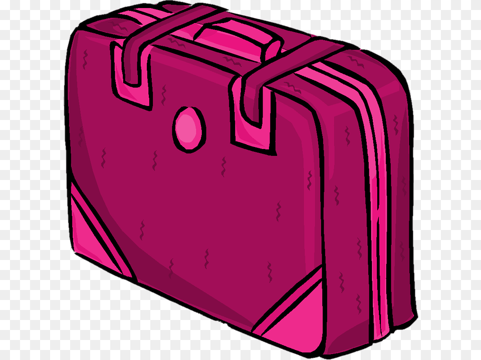 Mala De Viagem Rosa, Bag, Baggage, Suitcase Png Image