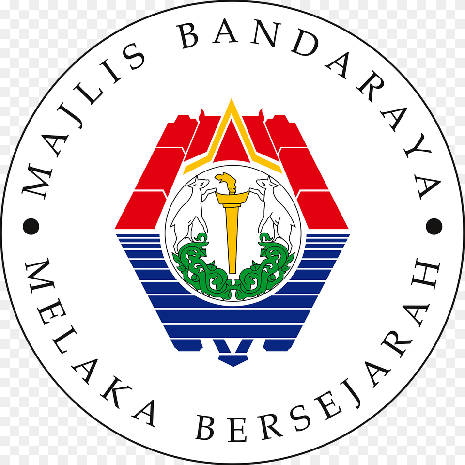 Malacca City Emblem Clipart, Logo, Symbol, Dynamite, Weapon Png Image