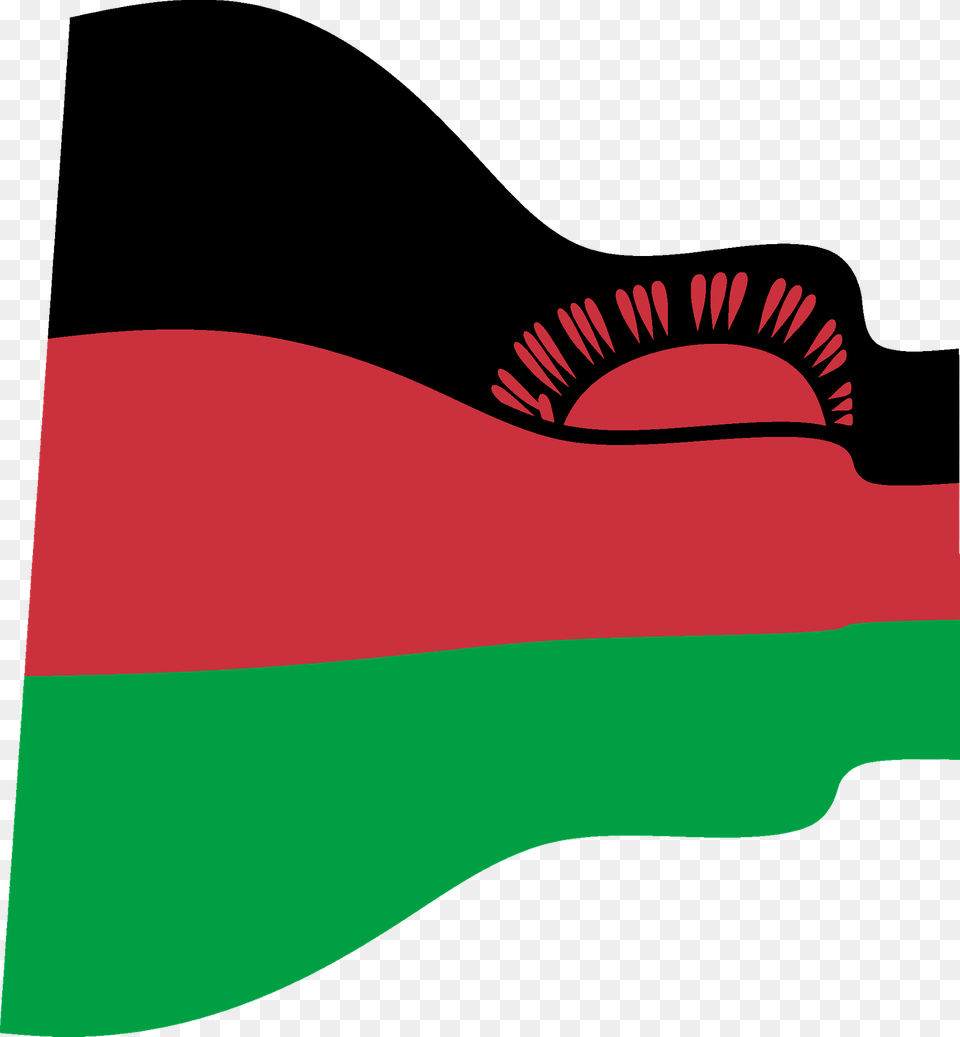 Malawi Wavy Flag Clipart, Animal, Fish, Sea Life, Shark Free Transparent Png