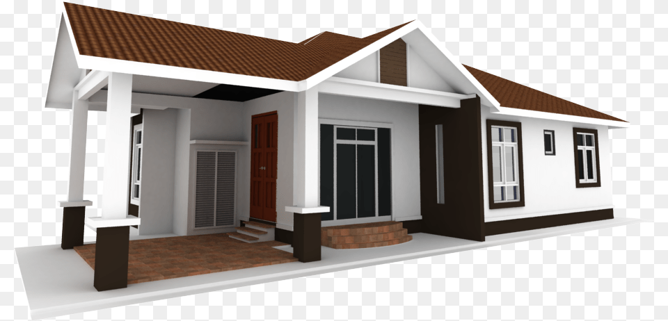 Malay Houses Architecture Minimalism, Building, Housing, House, Porch Png