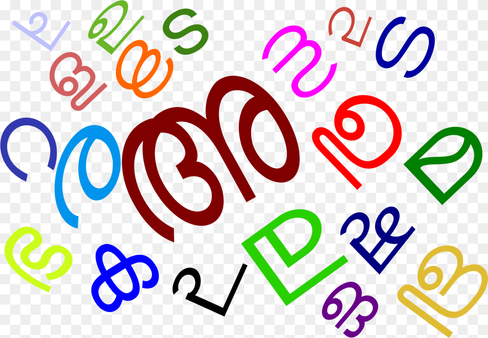 Malayalam Letters Colash Malayalam Ringtones Free Download, Text, Symbol, Number, Light Png Image