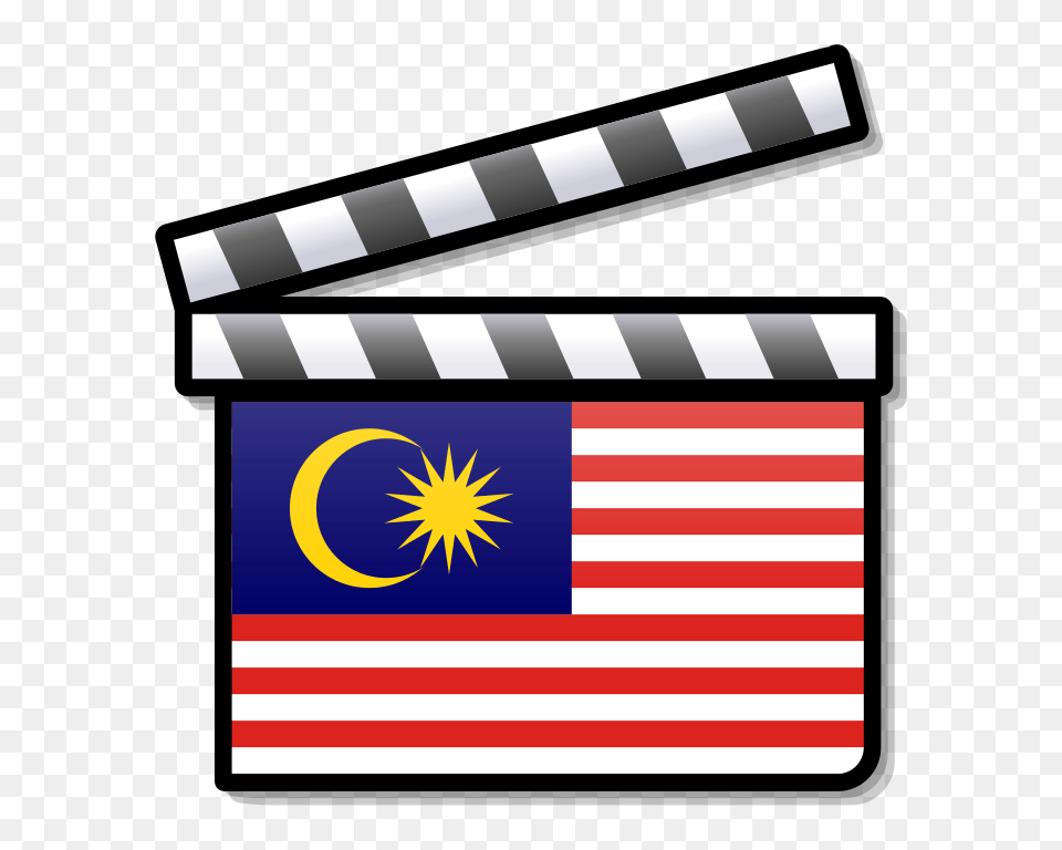 Malaysia Film Clapperboard, Flag, Malaysia Flag Free Png