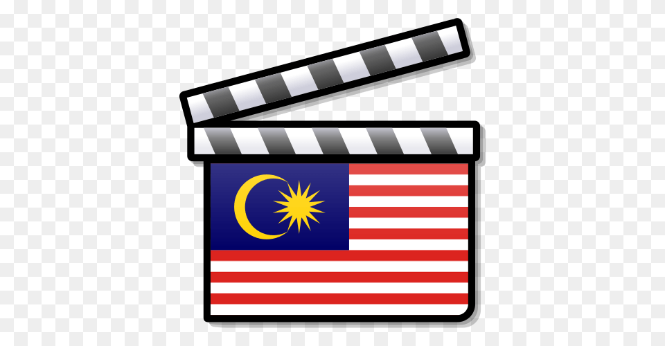 Malaysia Film Clapperboard, Flag, Malaysia Flag Png Image