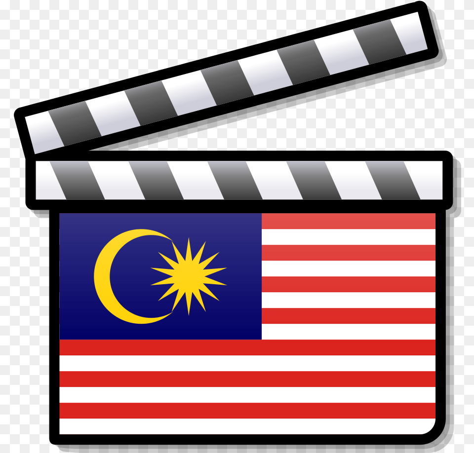 Malaysia Film Clapperboard Cinma Allemand, Flag Free Png