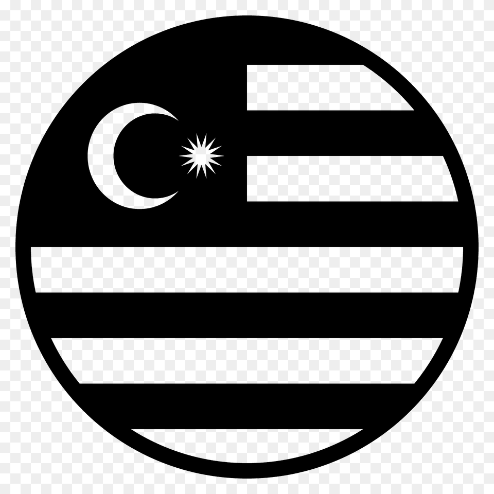 Malaysia Flag Emoji Clipart, Sphere, Disk Png Image