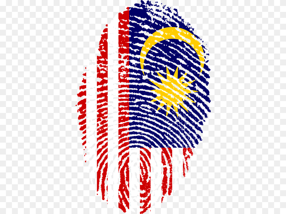 Malaysia Flag Fingerprint, Logo, Machine, Wheel, Armor Png Image