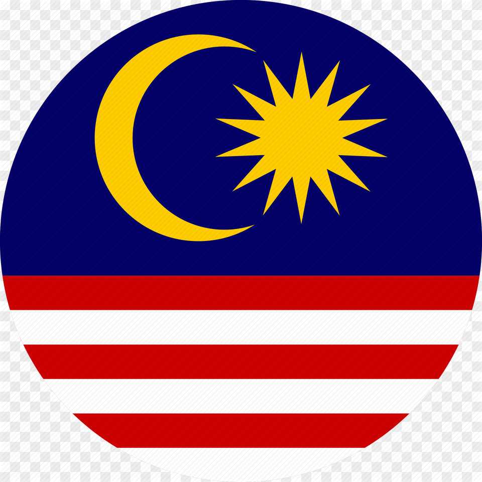 Malaysia Flag Icon Flat, Logo, Emblem, Symbol Free Png