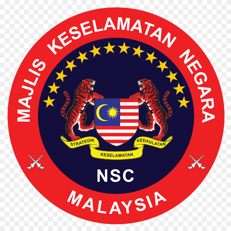 Malaysian National Security Council Clipart, Emblem, Symbol, Logo, Badge Png Image