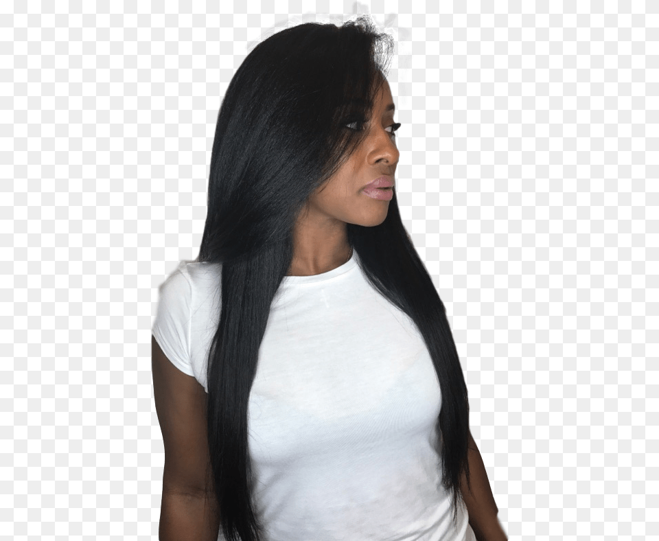 Malaysian Relaxed Straightclass Lazyload Lazyload, Black Hair, Hair, Person, Adult Free Png Download